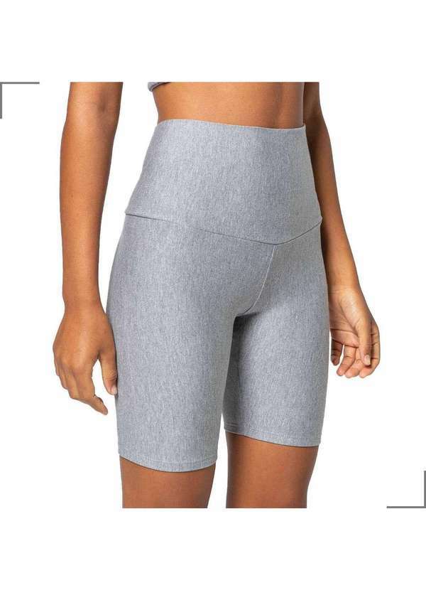Simple Mama - Bermuda Gestante Cós Alto Flexibilidade Cós Inteligente Cinza 7