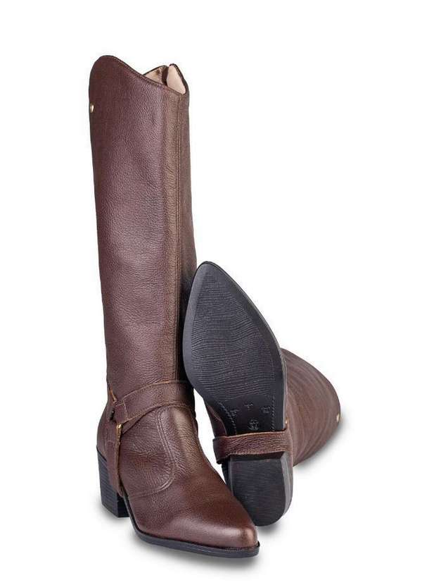 Andrea Vinci - Bota de Couro 2 em 1 Montaria 003 Café 5