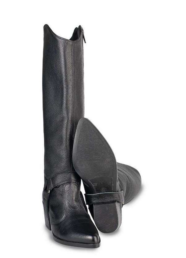 Andrea Vinci - Bota de Couro 2 em 1 Montaria 003 Preto 5