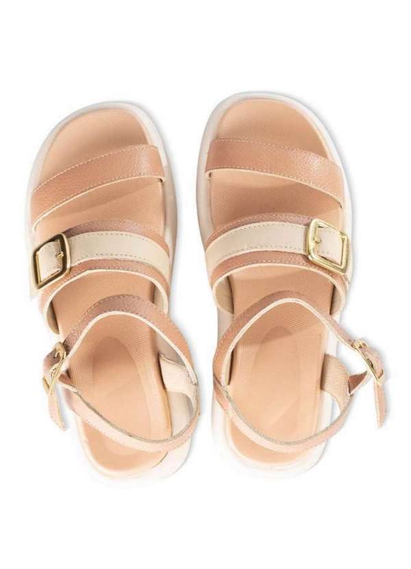 Andrea Vinci - Sandália Papete Feminina em Couro Yara Bege/Marfim 3