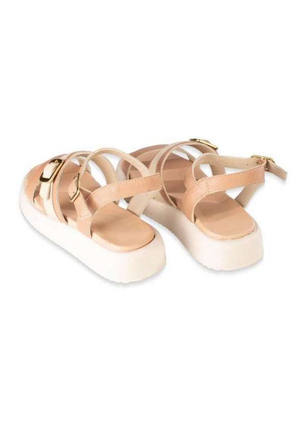 Andrea Vinci - Sandália Papete Feminina em Couro Yara Bege/Marfim 6