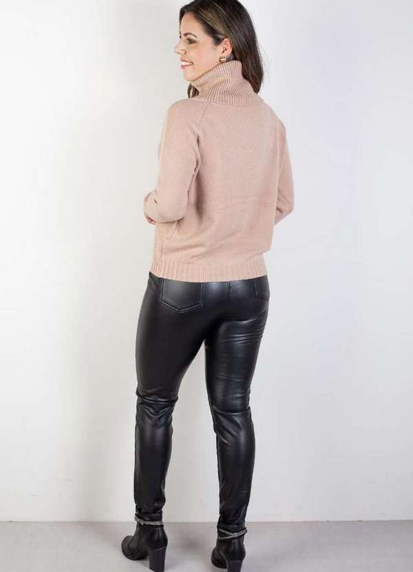 Fluffy - Blusa Feminina Gola Boba 81148 Bege 6