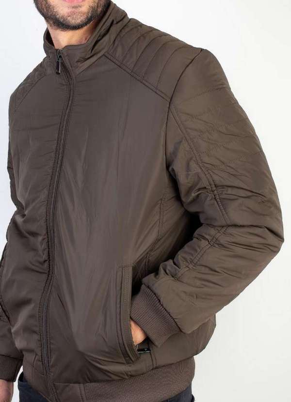 Kloze - Jaqueta Masculina de Nylon Impermeável 94267 Musgo 2