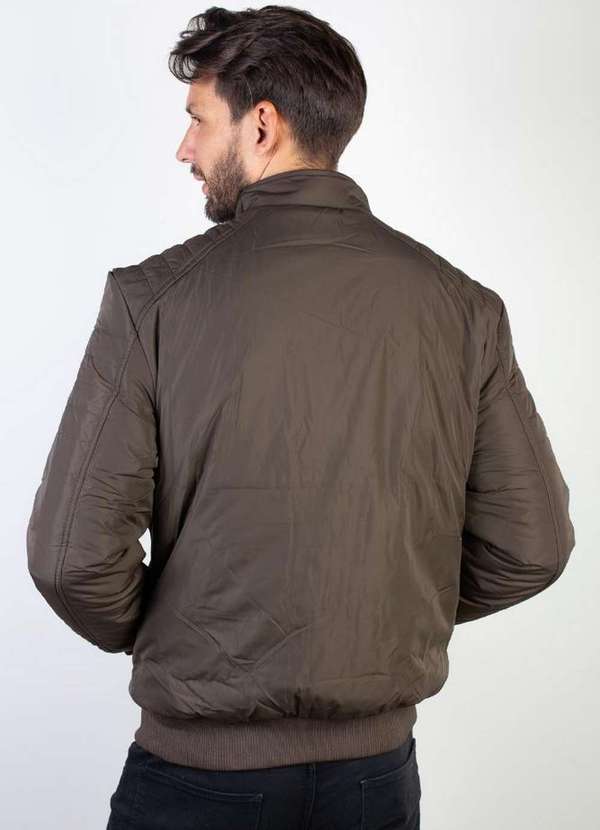 Kloze - Jaqueta Masculina de Nylon Impermeável 94267 Musgo 4