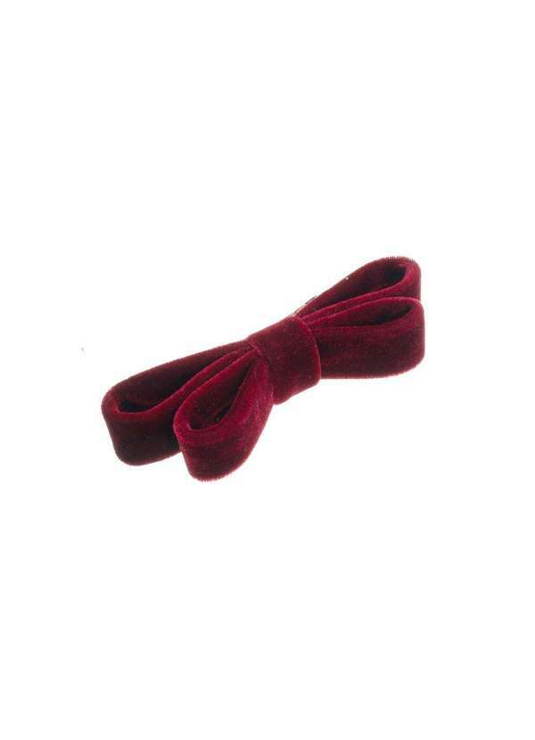 Piuka - Laco de Cabelo Mari Veludo Alemao Cherry Dourado
