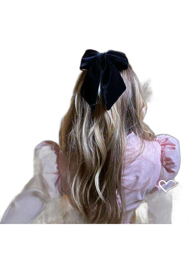 Piuka - Laco de Cabelo Nat Veludo Alemao Preto Preto 5