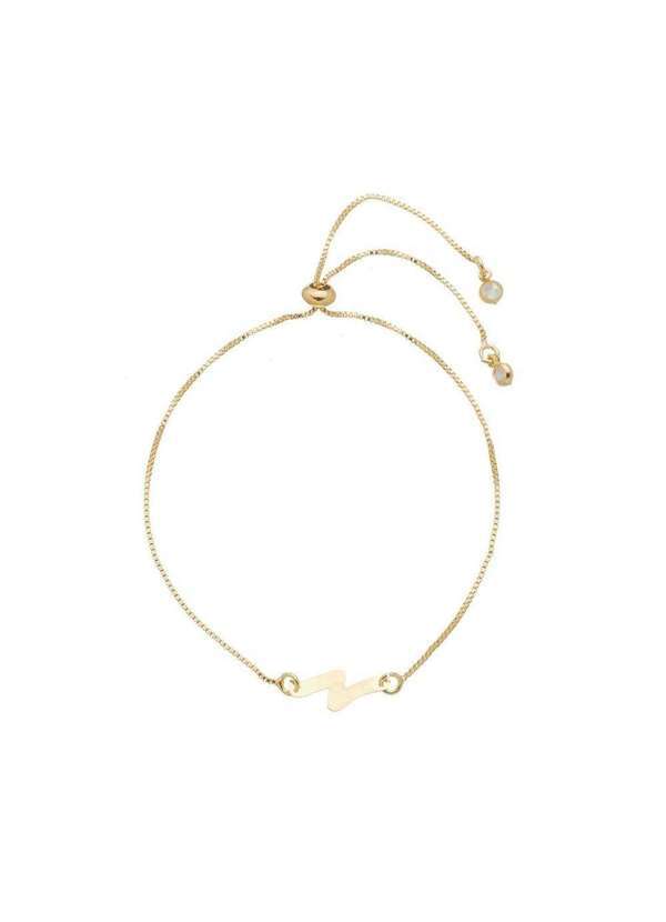 Piuka - Pulseira Mini Raios Lp Folheada a Ouro 18k Dourado