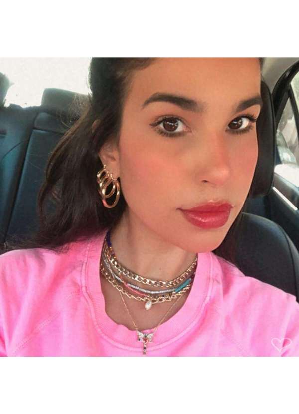 Piuka - Brinco de Argola Tubo P Folheada a Ouro 18k Dourado 5