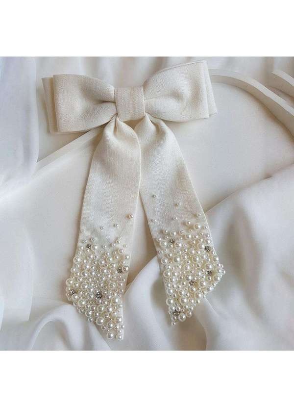 Piuka - Laco de Cabelo Roberta Linho Branco