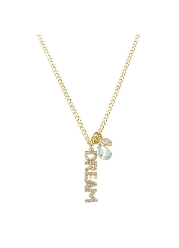 Piuka - Colar Dream Princess Zirconia Acqua Folheado a Ouro 18k Dourado