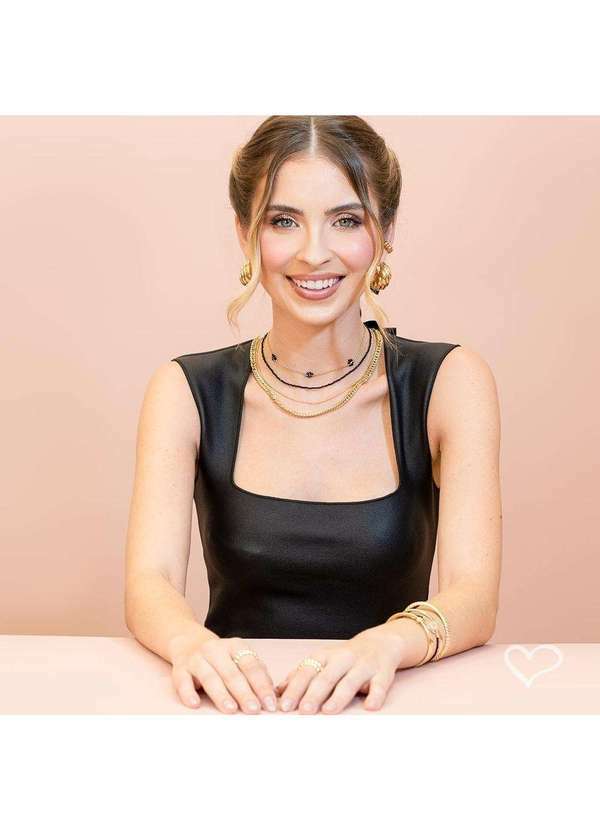 Piuka - Colar Lucy Bolinhas Folheado a Ouro 18k Dourado 2