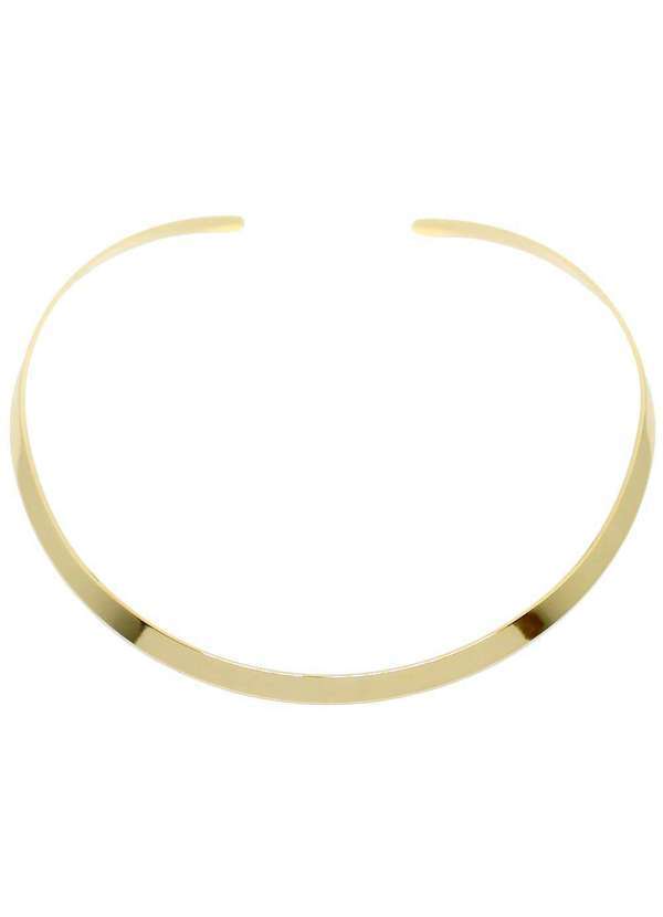 Piuka - Gargantilha Folheada a Ouro 18k Nayla Dourado