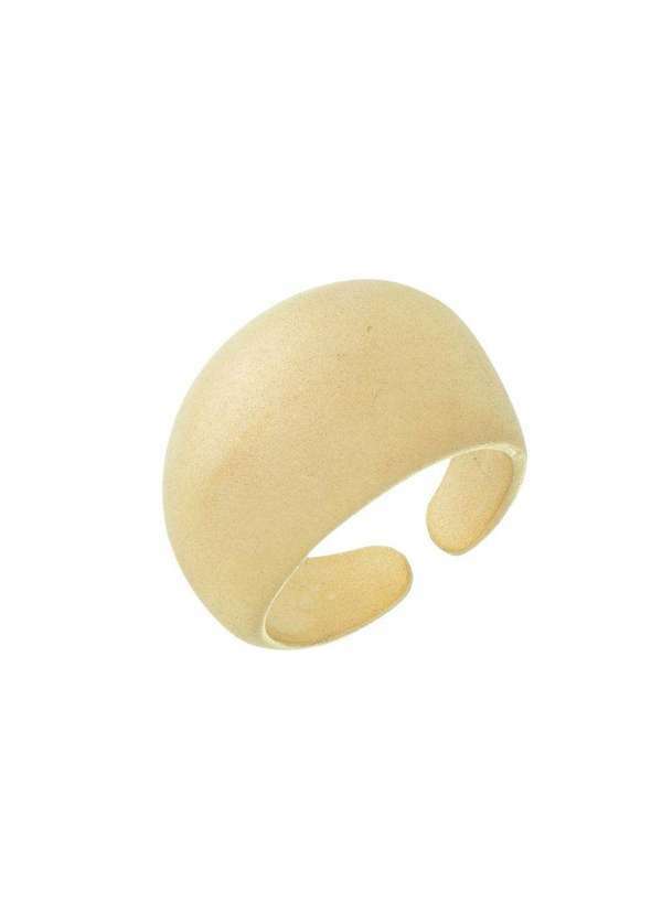 Piuka - Anel Ajustavel Yasmin Acetinado Folheado a Ouro 18k Dourado