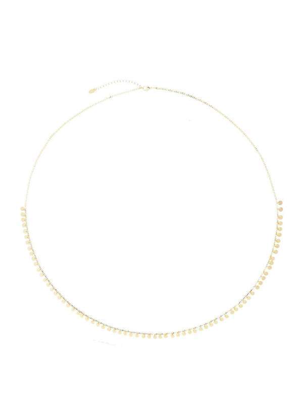 Piuka - Belly Chain Mikonos Mini Medalhas Folheada a Ouro 18k Dourado
