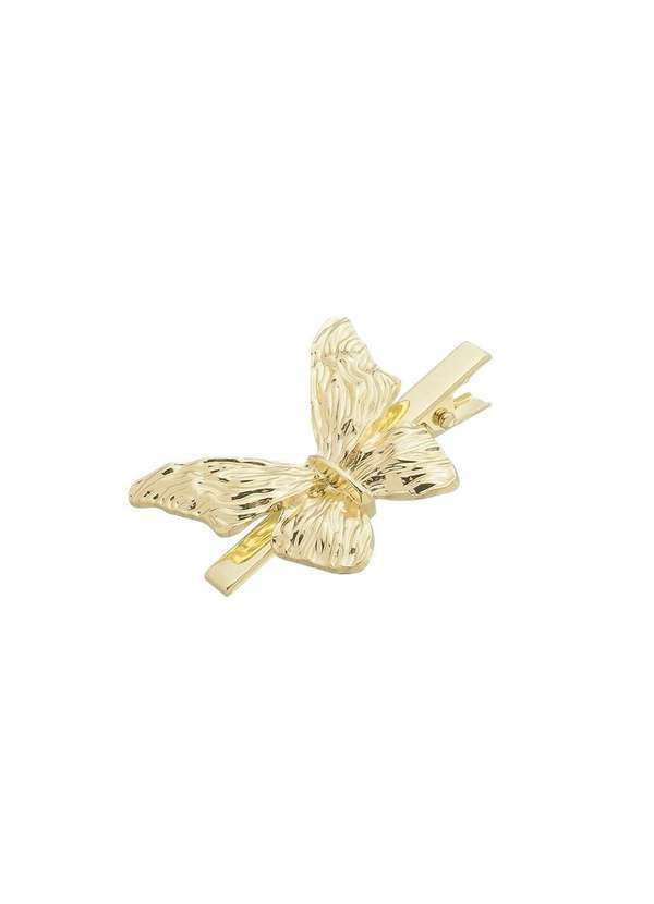 Piuka - Bico de Pato Vintage Borboleta Dourado