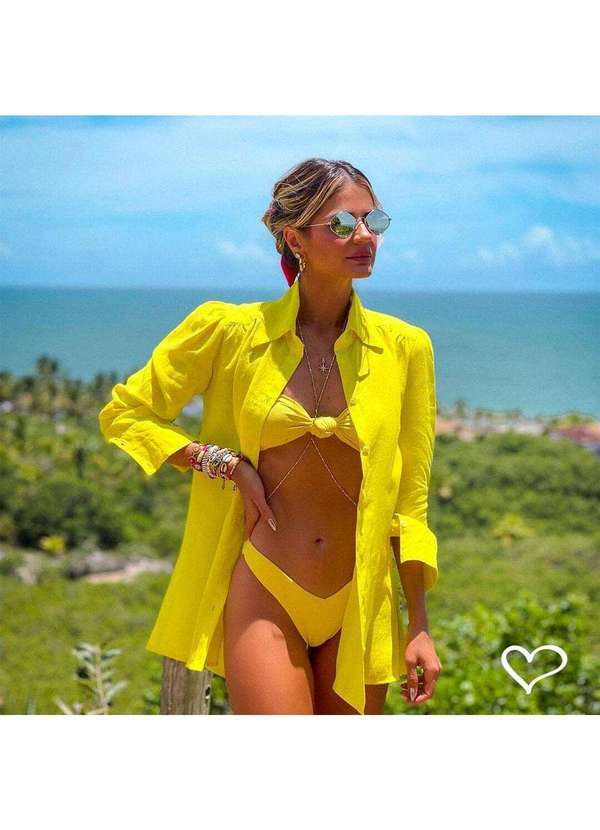 Piuka - Body Chain Rachel Zirconias Folheada a Ouro 18k Dourado 4