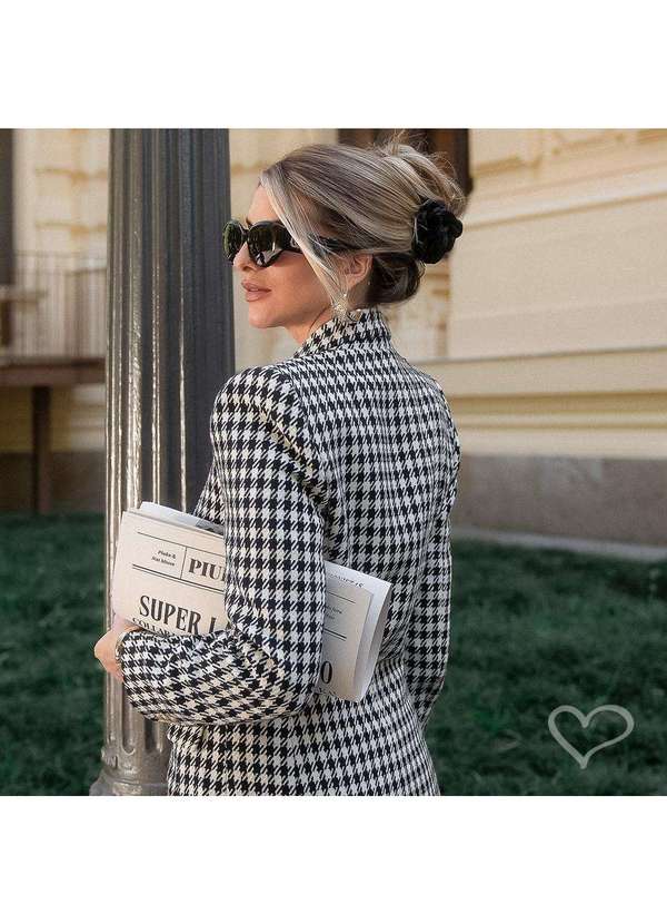 Piuka - Flor de Cabelo Piranha Preta Martina Preto 3