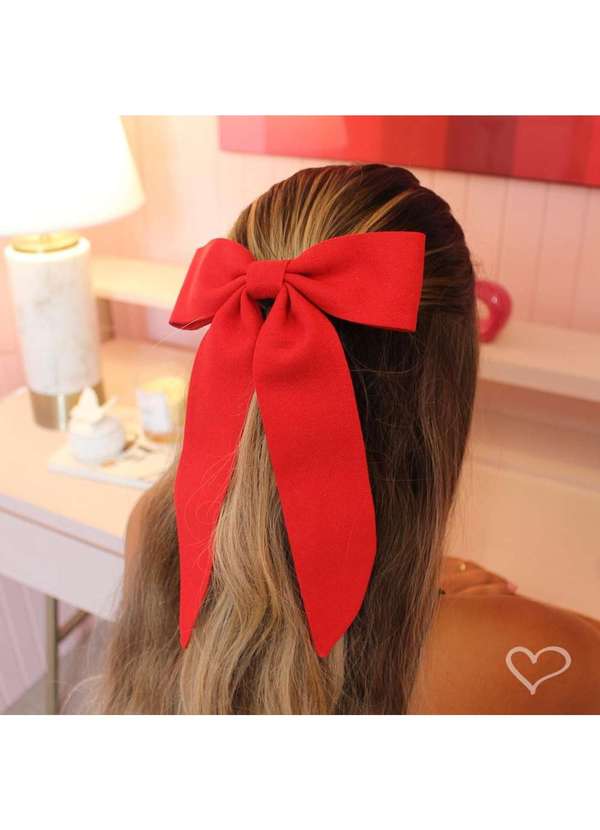 Piuka - Laco de Cabelo Bia Crepe Vermelho 2