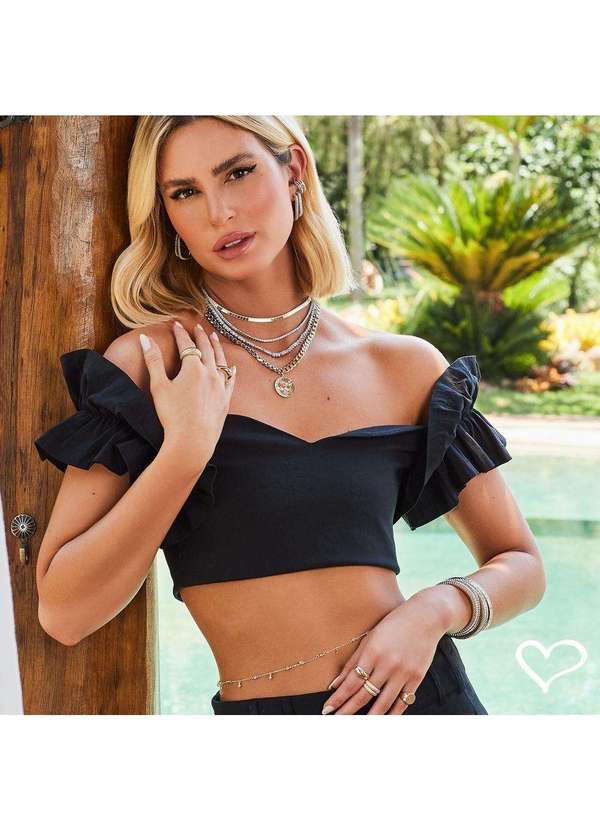 Piuka - Piercing de Encaixe Eloise Zirconias Folheado a Ouro 18k Dourado 2