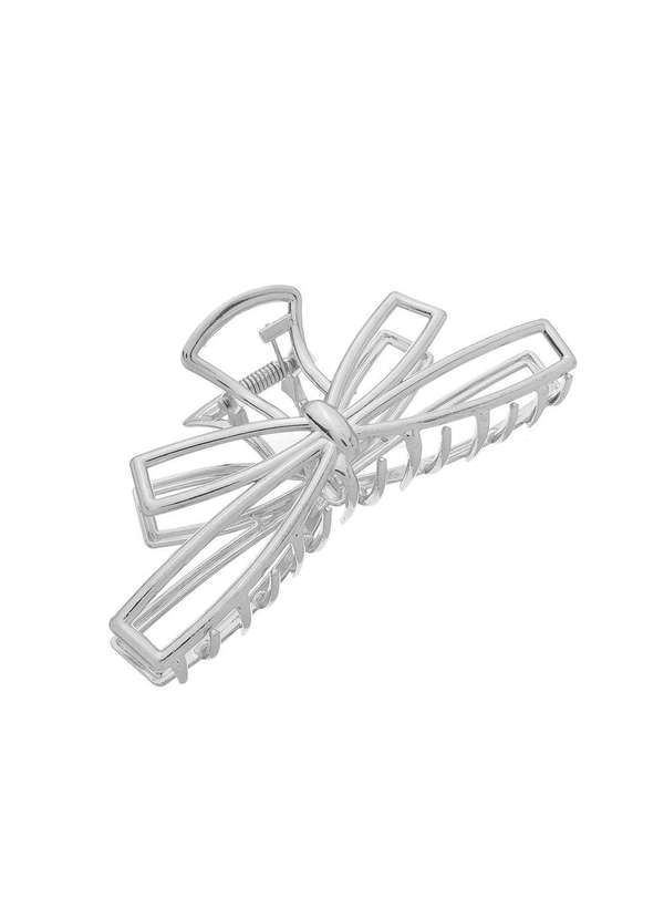 Piuka - Piranha Metal Grande Laco Prata Branco