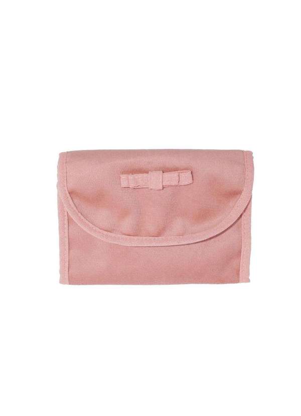 Piuka - Porta-Joias Rolinho Suede Rose Rosa