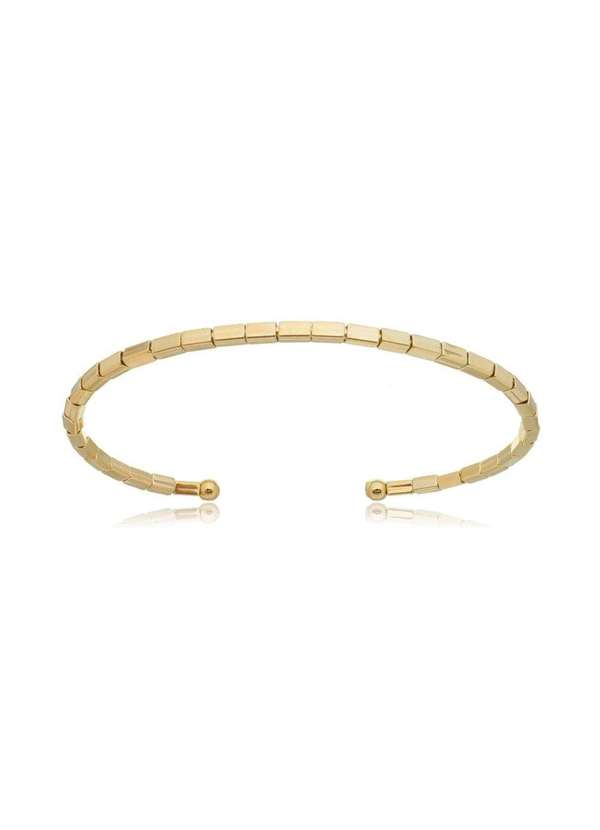 Piuka - Bracelete Luna Canutilhos Folheado a Ouro 18k Dourado