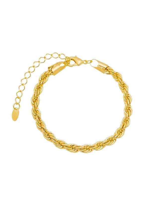 Piuka - Pulseira Folheada a Ouro 18k Cordao Baiano Priscila Dourado