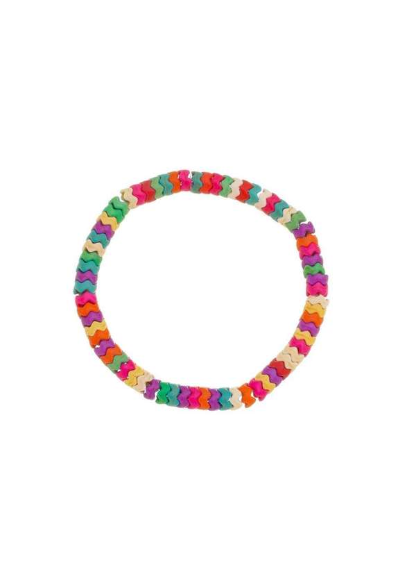 Piuka - Pulseira Liza Resina Multicolorida Multicores