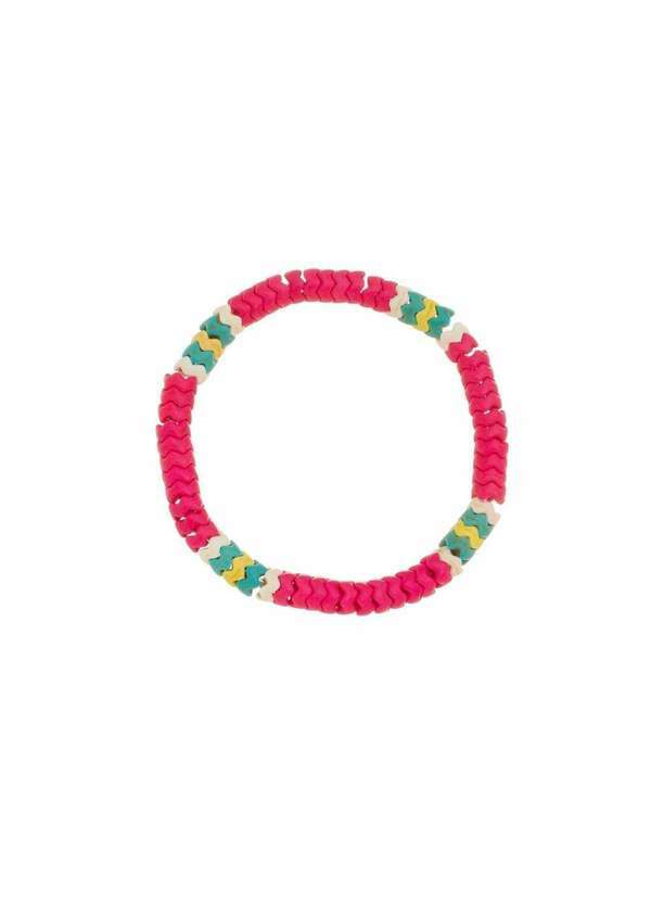 Piuka - Pulseira Liza Resina Pink Multicores