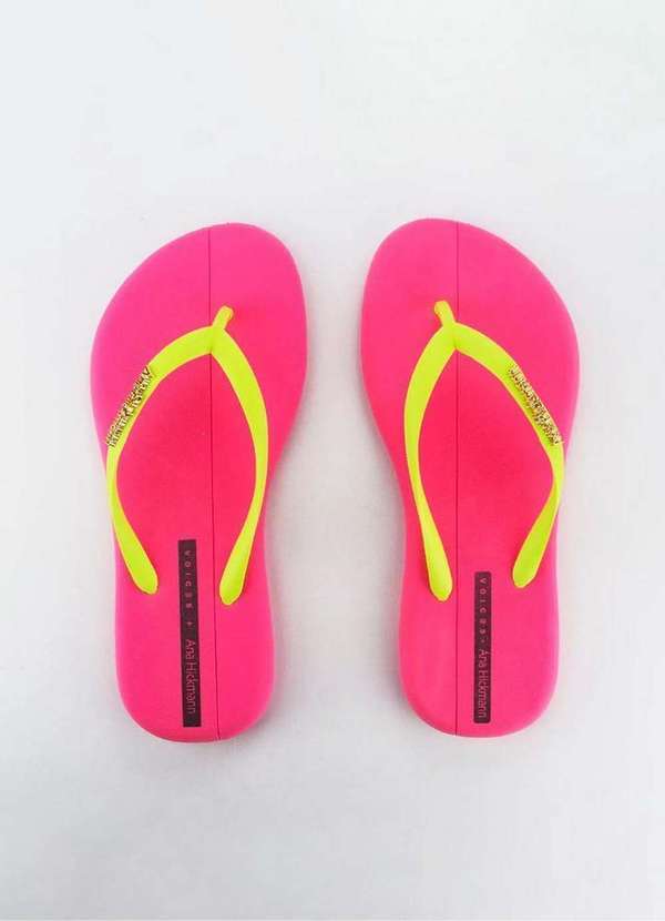 Voices Culture - Chinelo Boat Pink / Amarelo