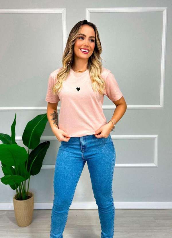 Cianitas - T-Shirt Salmão Dream Girl Rosa 3