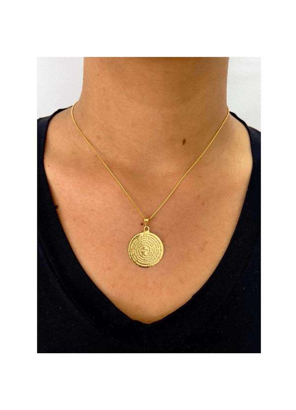 Mônica Rizzi - Colar de Pai Nosso Medio Semijoia Dourado 2