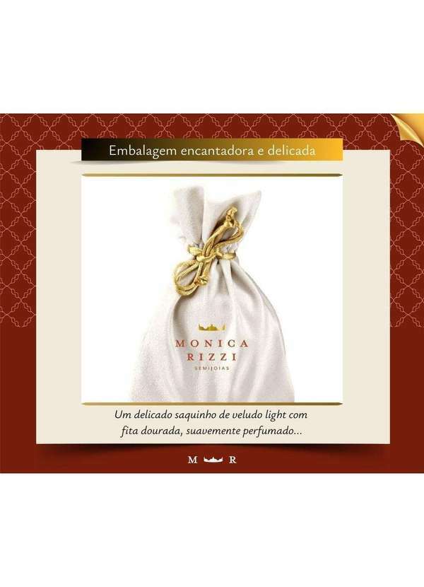 Mônica Rizzi - Corrente Veneziana Feminina Banhada Ouro 45cm com Extensor Dourado 3