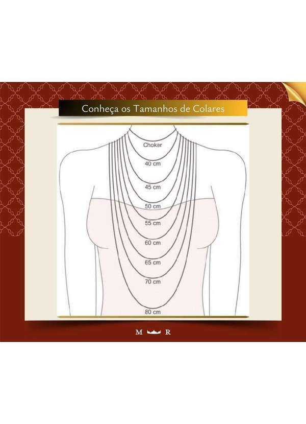 Mônica Rizzi - Corrente Veneziana Feminina Banhada Ouro 45cm com Extensor Dourado 4