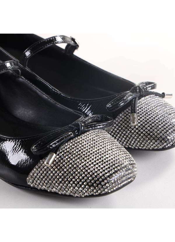 Zariff - Sapatilha Feminina Brilho Zariff Preto Preto 4