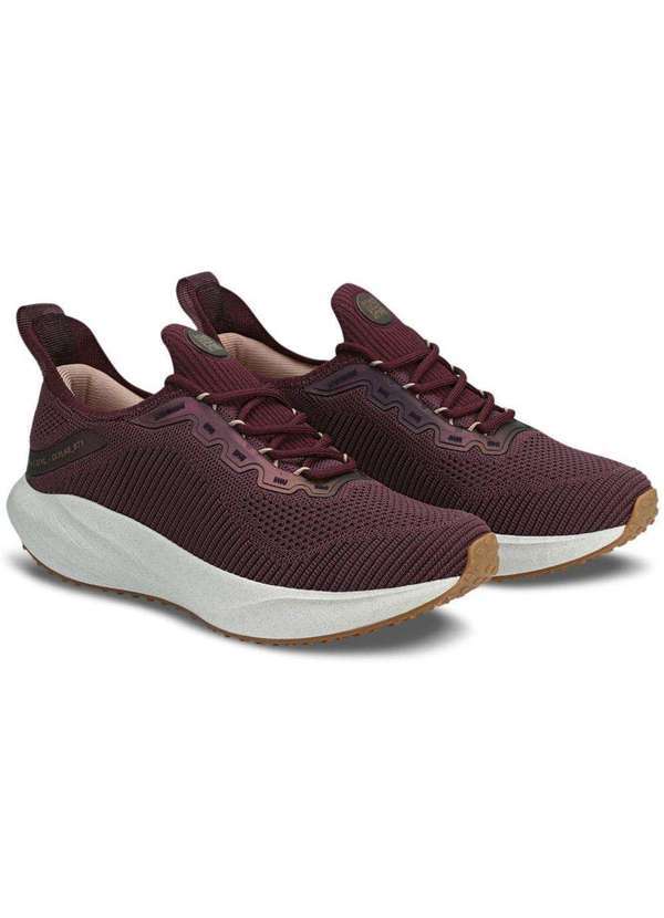 Olympikus - Tênis Feminino Olympikus Eleva Adrena Bordô Vermelho