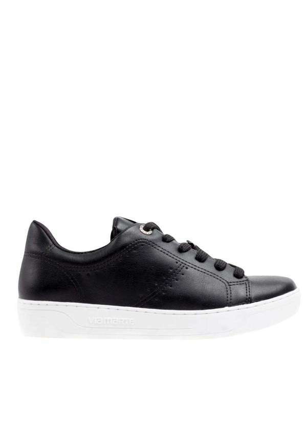 Via Marte - Tênis Feminino Via Marte Casual 020-003 Preto Preto