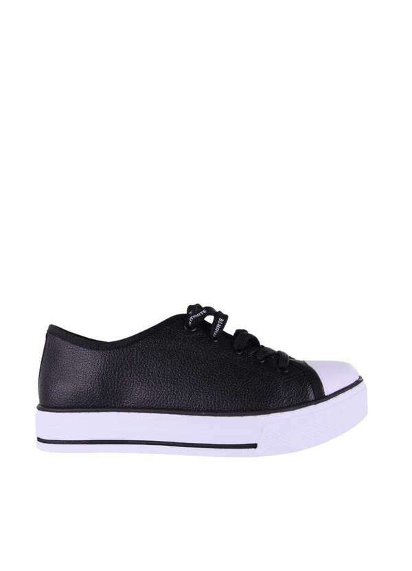 Via Marte - Tênis Via Marte Feminino Casual 027-009 Preto Preto