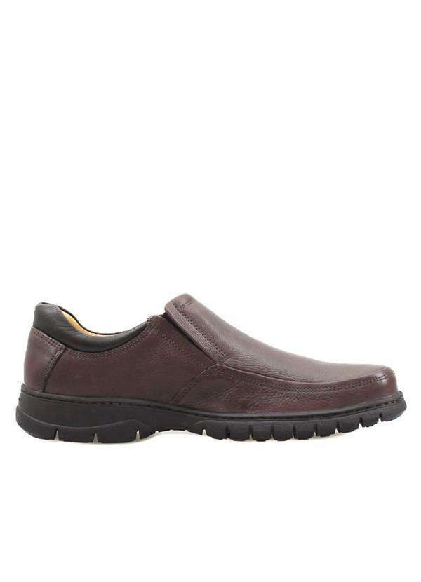 Anatomic Gel - Sapato Anatomic Gel Masculino 7902 Floater Cafe Marrom