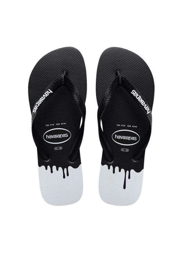 Havaianas - Chinelo Masculino Havaianas Top Ink Cinza Gelo Cinza