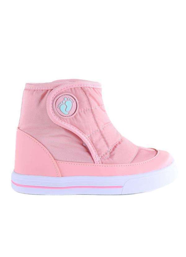 Zariff - Tênis Infantil Menina Unipasso Botinha Rosa Rosa