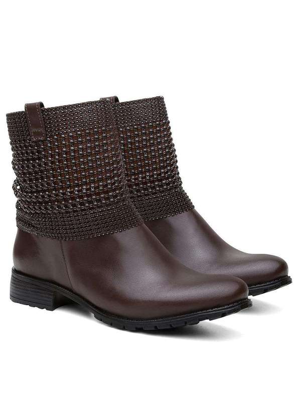 Bota Feminina Bota Anacapri Malha Metalica Valentina Kister Bota