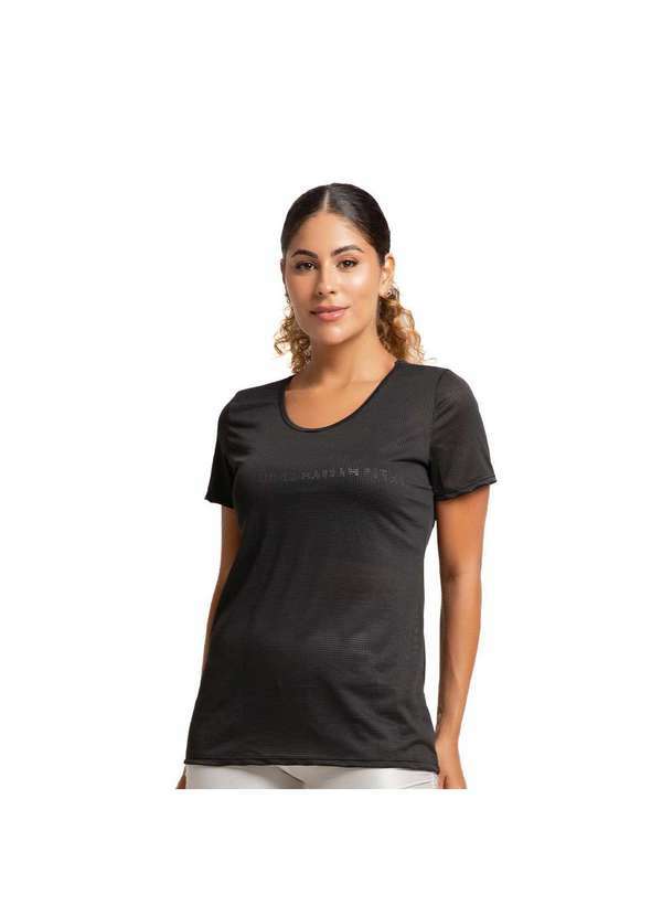 Massam Fitness - Blusa Feminina Telinha Preto