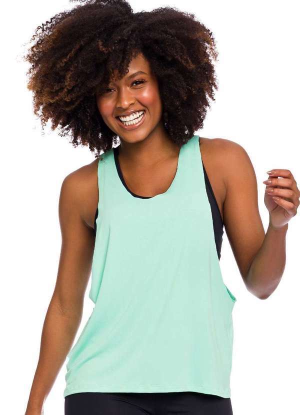 Massam Fitness - Regata Feminina Cavada Verde