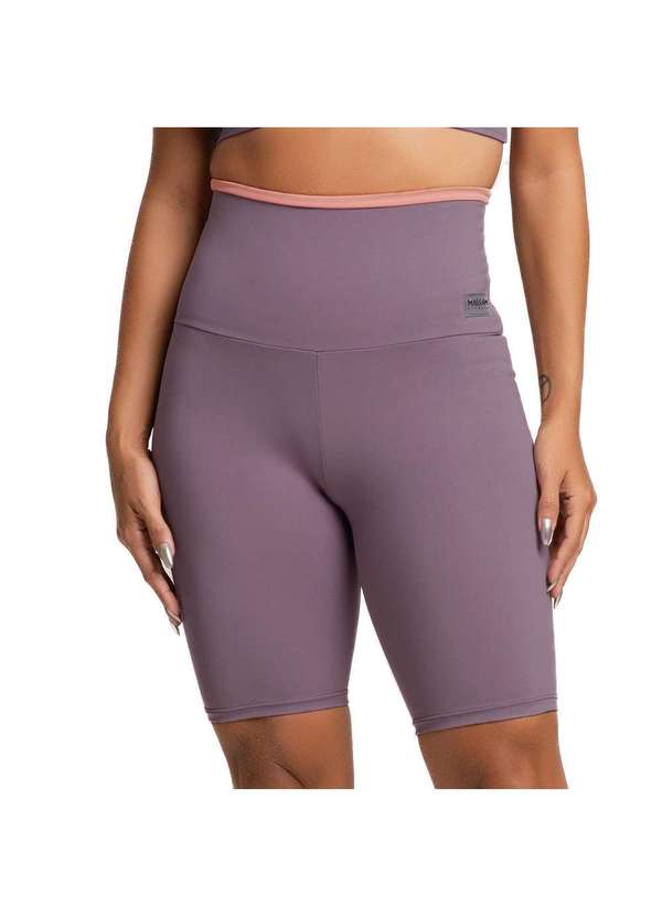 Massam Fitness - Bermuda Feminina Poliamida Simple Sofia Roxo