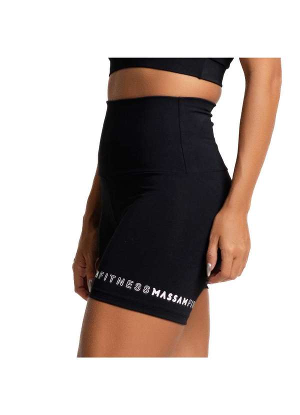 Massam Fitness - Short Feminino Poliamida Silk Preto 2