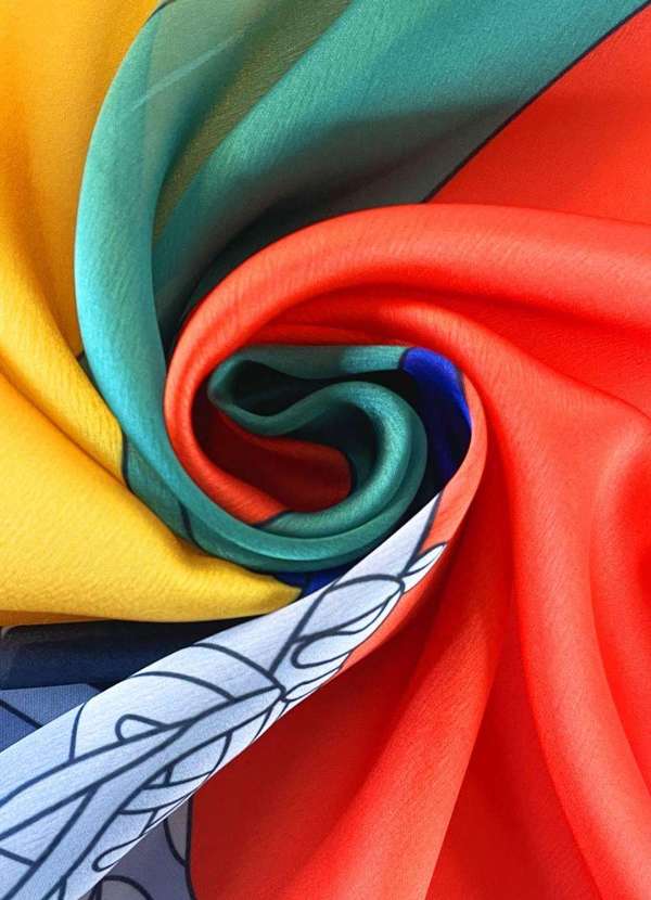 Mellow Brazil - Lenço Hong Kong Multicores