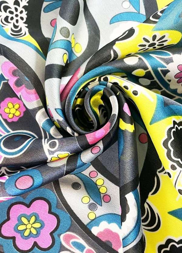 Mellow Brazil - Lenço Xangai Preto