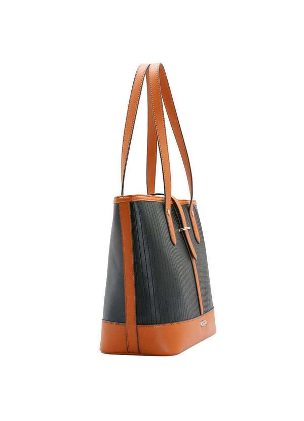 Chenson - Bolsa Feminina Chenson Cg84422 - Preto/Café 2