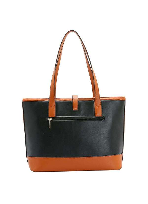 Chenson - Bolsa Feminina Chenson Cg84422 - Preto/Café 3